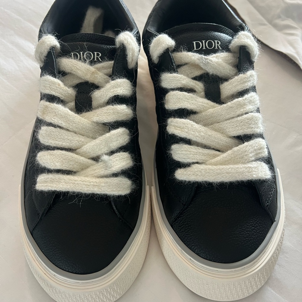 Dior Black and Cream Casual Sneakers - Picture 3 of 7